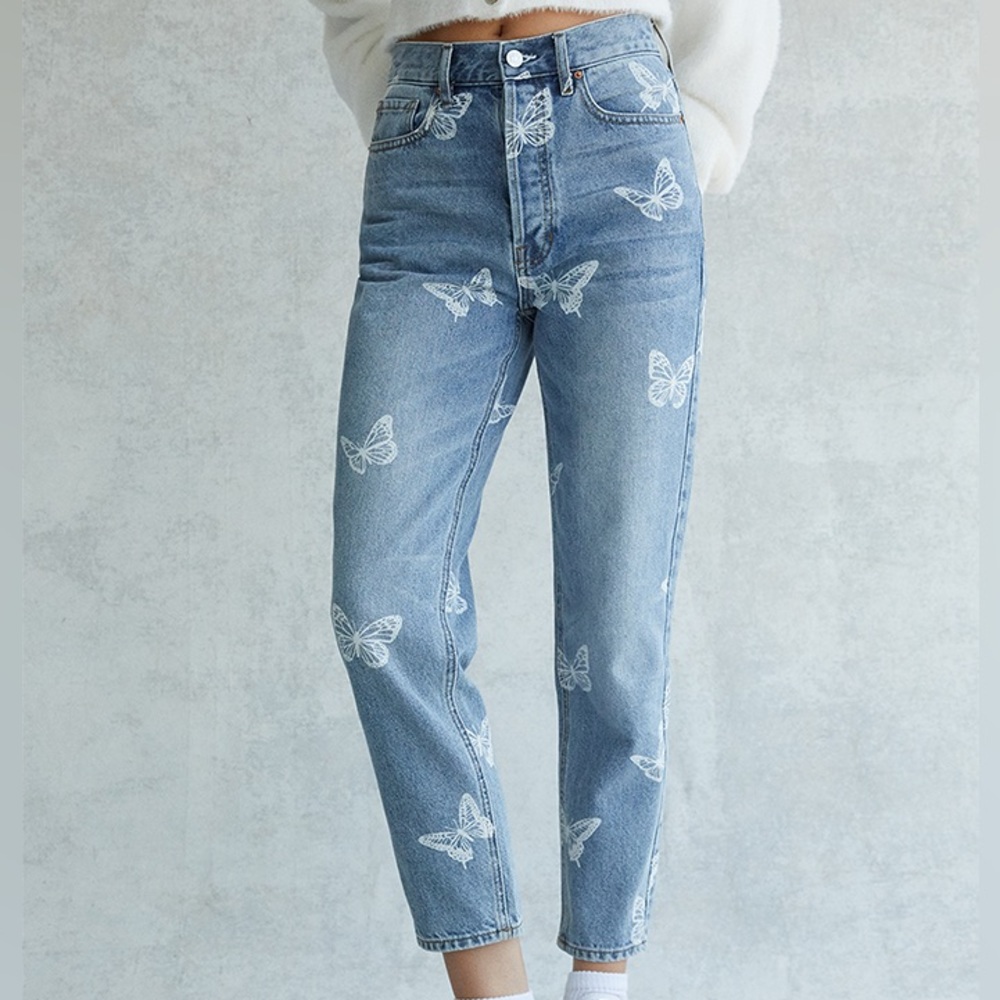 PacSun Eco Butterfly Ultra High
Waisted Slim Fit Jeans